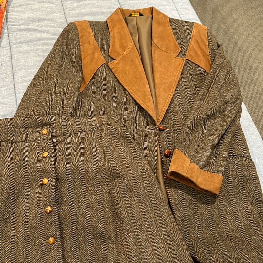 Red River Collection blazer and skirt.